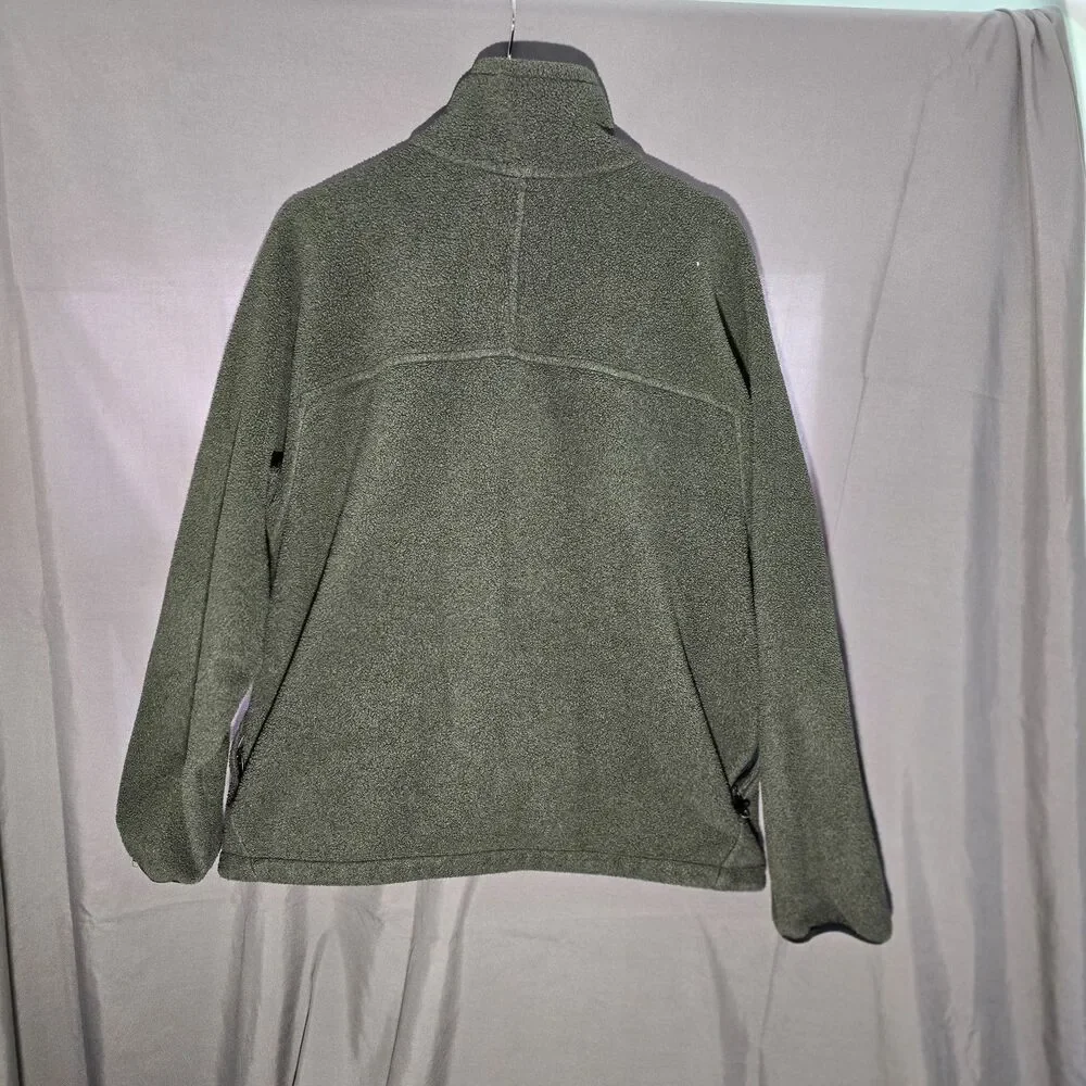 Marmot Gorpcore Vintage Olive Green Full Zip Fleece Jacket Men's‎ Size M
